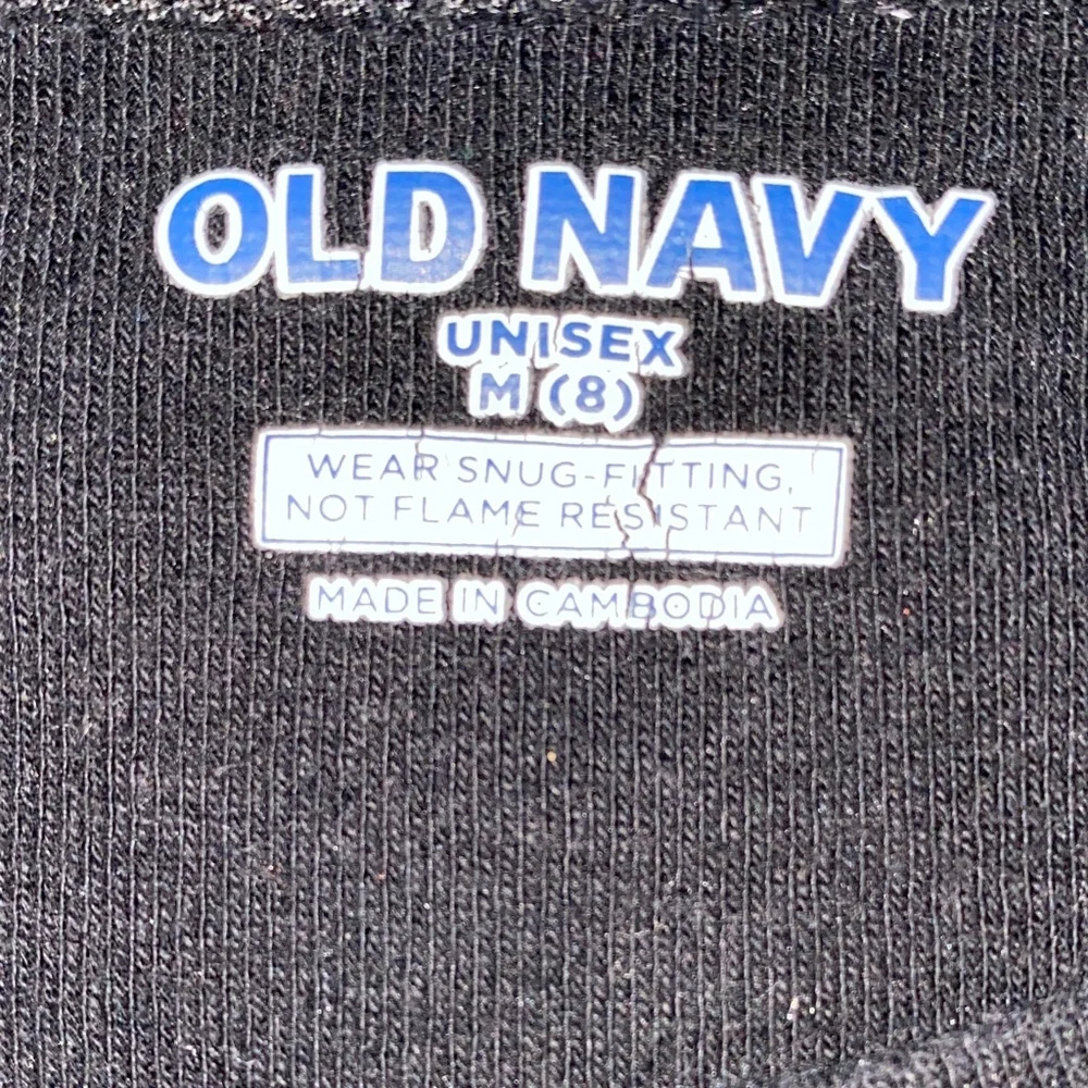 ⭐️ 3/$15 • Old Navy • Black • Long Sleeve • 'Merry Vibes Only' • Tee